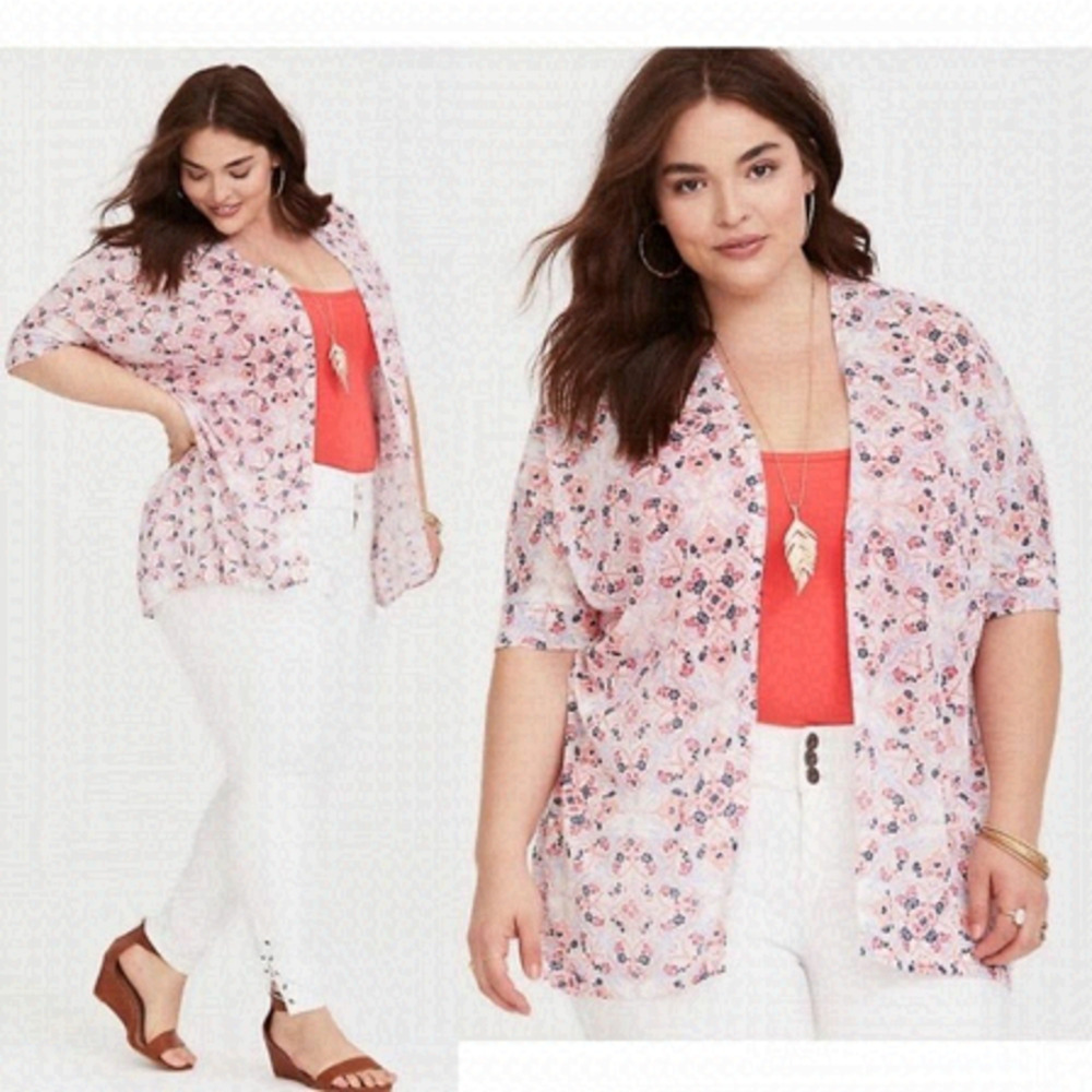 TORRID Floral Dolman Cardigan Size 4X NWT Brand New